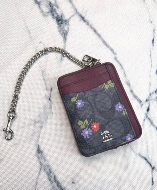 Elosung 2 Pack Zip Card Holders with Keychains – image 2