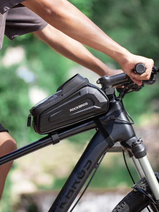 V888-ELOSUNG41862-202601051055-00.jpg Elosung Hard Shell Bike Top Tube Bag with Phone Holder – image 1
