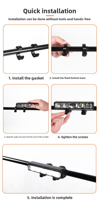 Elosung EOS620 Bike Light with Dual Mount – image 9