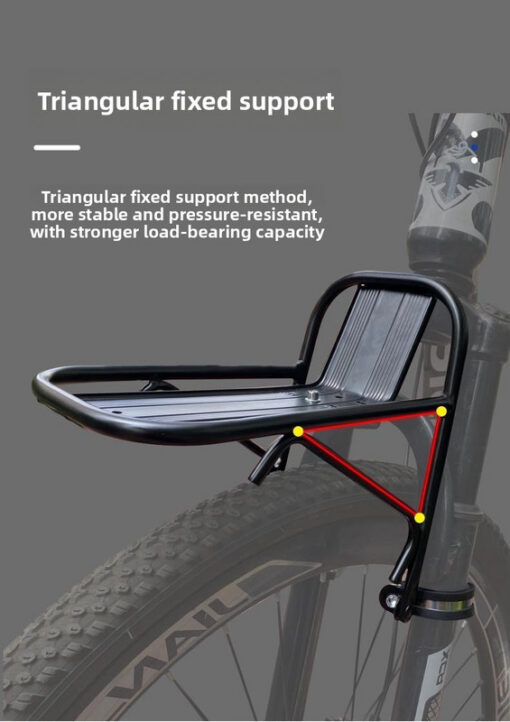Elosung Front Bicycle Rack for Disc & V-Brakes – image 6