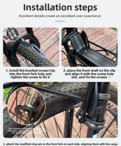 Elosung Front Bicycle Rack for Disc & V-Brakes - Image 9