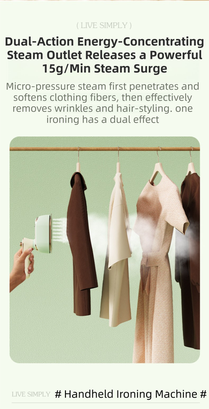 Elosung Foldable Garment Steamer 15g/min – image 5