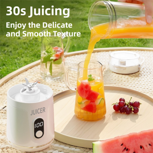 Elosung 600ml Portable Blender with 12 Leaf Blades – image 4