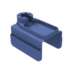 Elosung Silicone Sofa Tray with Deep Cup Holder – image 1