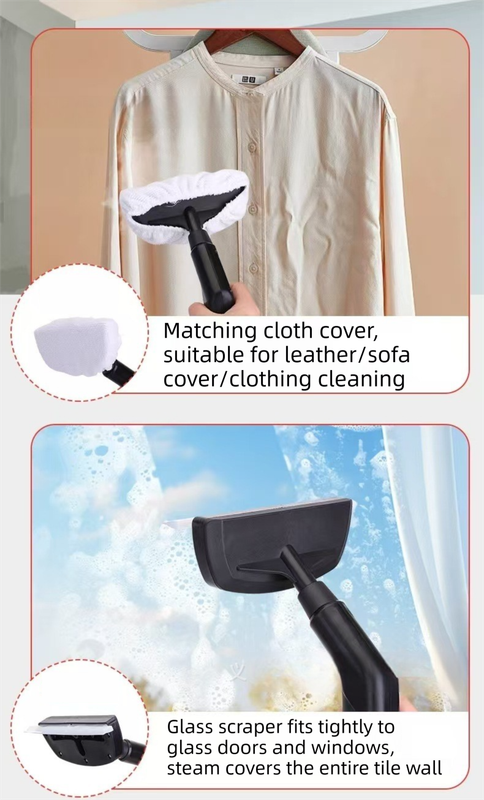 Elosung Steam Cleaner with 131°C Steam – image 5