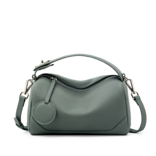 Elosung Genuine Cowhide Boston Bag – image 1
