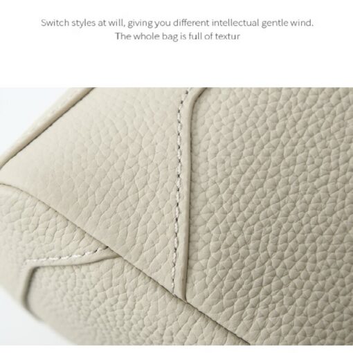 Elosung Genuine Cowhide Boston Bag – image 3
