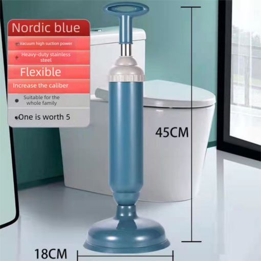 Elosung High Pressure Toilet Plunger 45cm – image 2