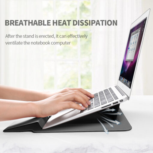 Elosung Laptop Sleeve with Built-In Stand – image 5