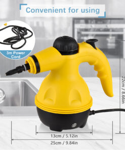 Elosung Handheld Steam Cleaner with 9 Accessories - Image 3