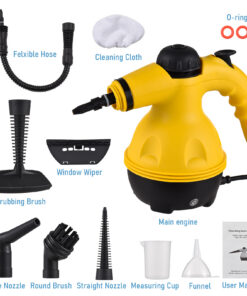 Elosung Handheld Steam Cleaner with 9 Accessories - Image 5