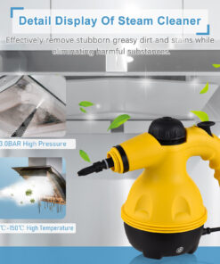 Elosung Handheld Steam Cleaner with 9 Accessories - Image 7