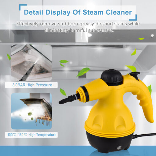 Elosung Handheld Steam Cleaner with 9 Accessories – image 7