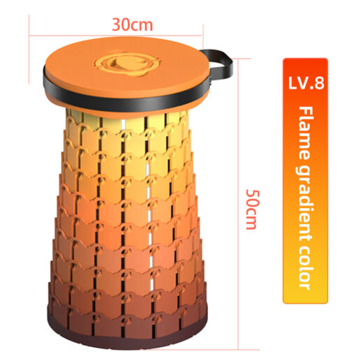 V888-ELOSUNG44506-202602031516-00.jpg Elosung 50cm MAX Telescopic Camping Stool – image 1
