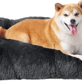 Elosung XXL Plush Dog Bed Mat 110 x 75cm – image 1