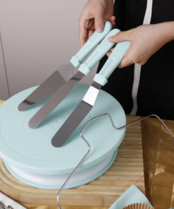 Elosung 207 Piece Cake Decorating Kit with Turntable - Image 3
