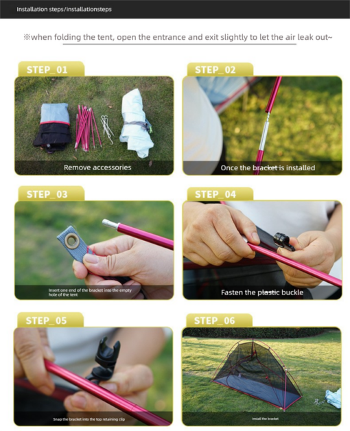 Elosung Single Cot Tent with Mosquito Net – image 11