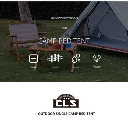 Elosung Off-Ground Cot Tent with Mosquito Net – image 4