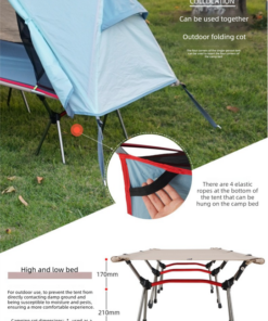 Elosung Off-Ground Cot Tent with Mosquito Net - Image 5