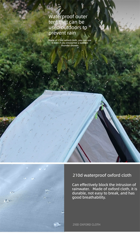 Elosung Off-Ground Tent Canopy with Mosquito Net – image 6