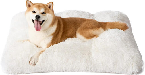 V888-ELOSUNG44660-202602062020-00.jpg Elosung XXXL Faux Fur Dog Bed Mat 125 x 85cm – image 1