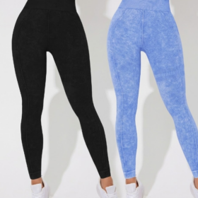 Elosung High Waisted Yoga Leggings 2 Pack – image 1