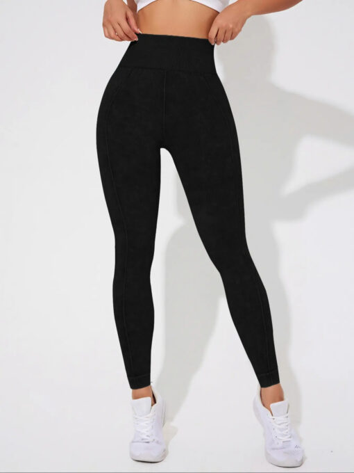 Elosung High Waisted Yoga Leggings 2 Pack – image 2