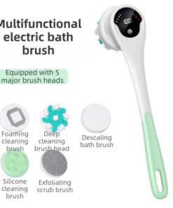Elosung Electric Shower Brush with 43cm Handle - Image 1