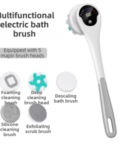 Elosung Electric Shower Brush with 43cm Handle - Image 1