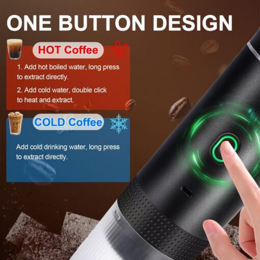 Elosung Self Heating Portable Espresso Maker – image 5
