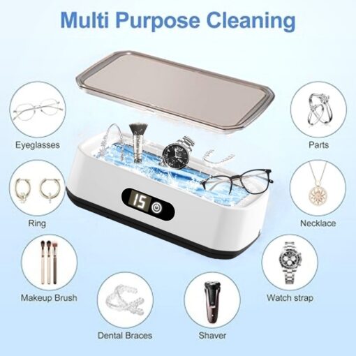 Elosung X82 Ultrasonic Jewellery Cleaner 650ml – image 5