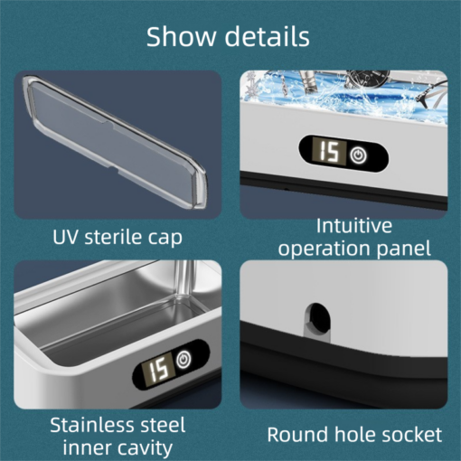 Elosung X81 Jewellery Cleaner with 650ml Tank – image 6