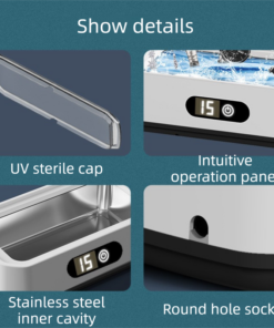 Elosung X81 Ultrasonic Jewellery Cleaner 650ml - Image 6