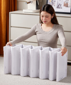 Elosung Foldable Shoe Tower with Clear Front - Image 2