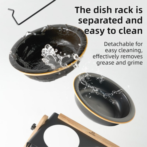 Elosung Adjustable Ceramic Pet Diner 9 to 14 cm – image 4