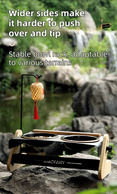 Elosung Adjustable Ceramic Pet Diner 9 to 14 cm – image 5