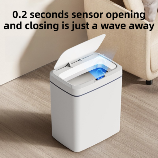 Elosung Slim Touchless Bin with Dual Sensors – image 2