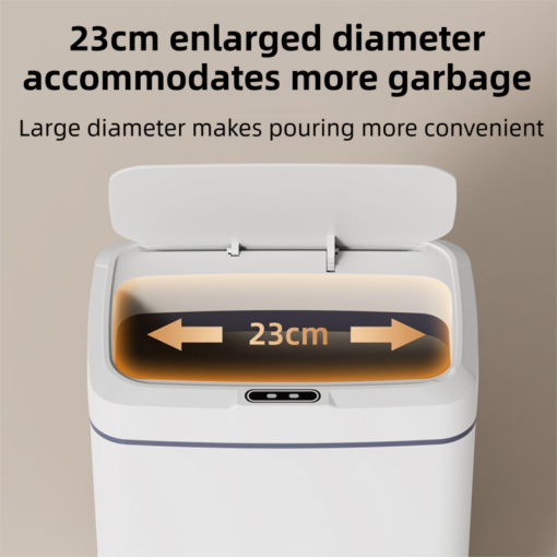 Elosung Slim Touchless Bin with Dual Sensors – image 5