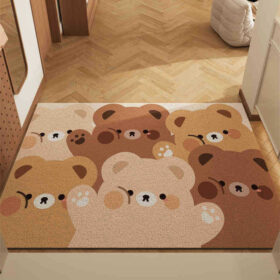 Elosung PVC Coil Door Mats Set of 2, 50x80cm – image 1
