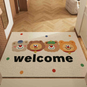 Elosung Cartoon PVC Coil Door Mats Set of 2 – image 1