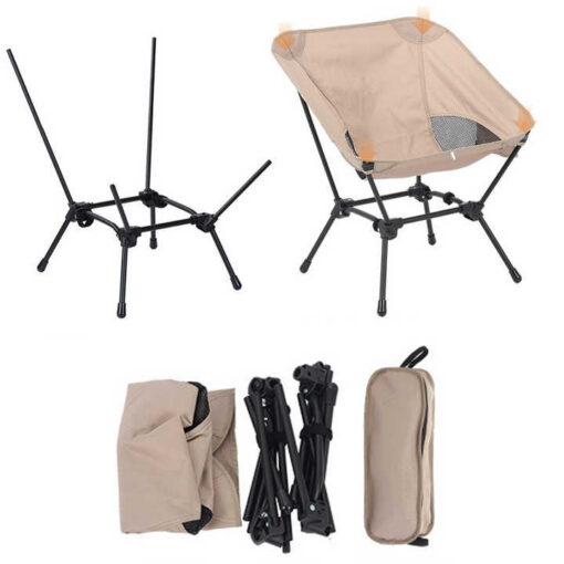 Elosung Folding Beach Chair with Square Legs – image 2