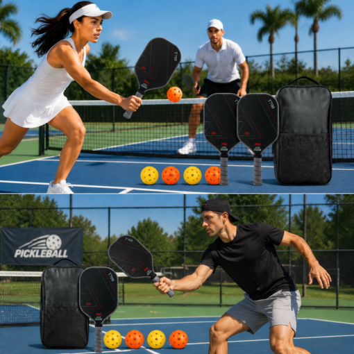 Elosung T700 Carbon Fibre Pickleball Paddle Set – image 2