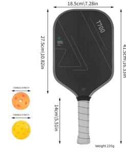 Elosung T700 Carbon Fibre Pickleball Paddle Set - Image 3