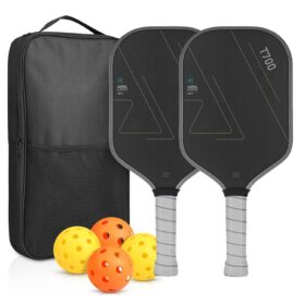 Elosung Pickleball Paddle Set, 16mm Carbon Fibre – image 1