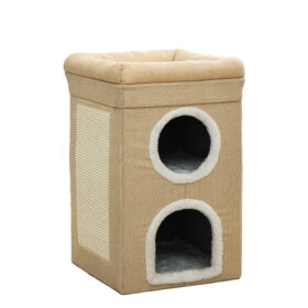 Elosung 3-Story Cat House with Scratching Posts – image 1