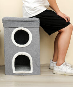 Elosung 3-Story Cat House with Scratching Posts - Image 3