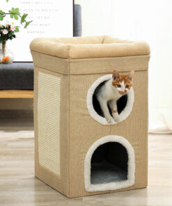 Elosung 3-Story Cat House with Scratching Posts - Image 4