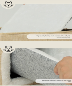 Elosung 3-Story Cat House with Scratching Posts - Image 5