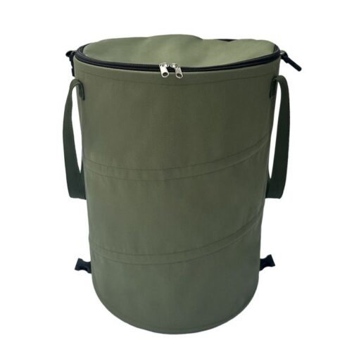 Elosung Foldable Camping Bin with Zippered Lid – image 1