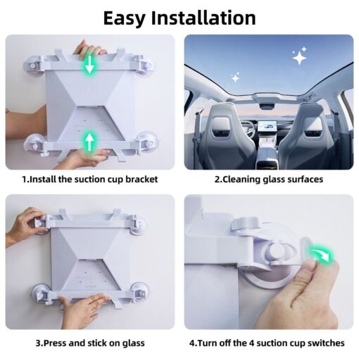 Elosung Starlink Mini Car Mount with Quad Suction – image 5